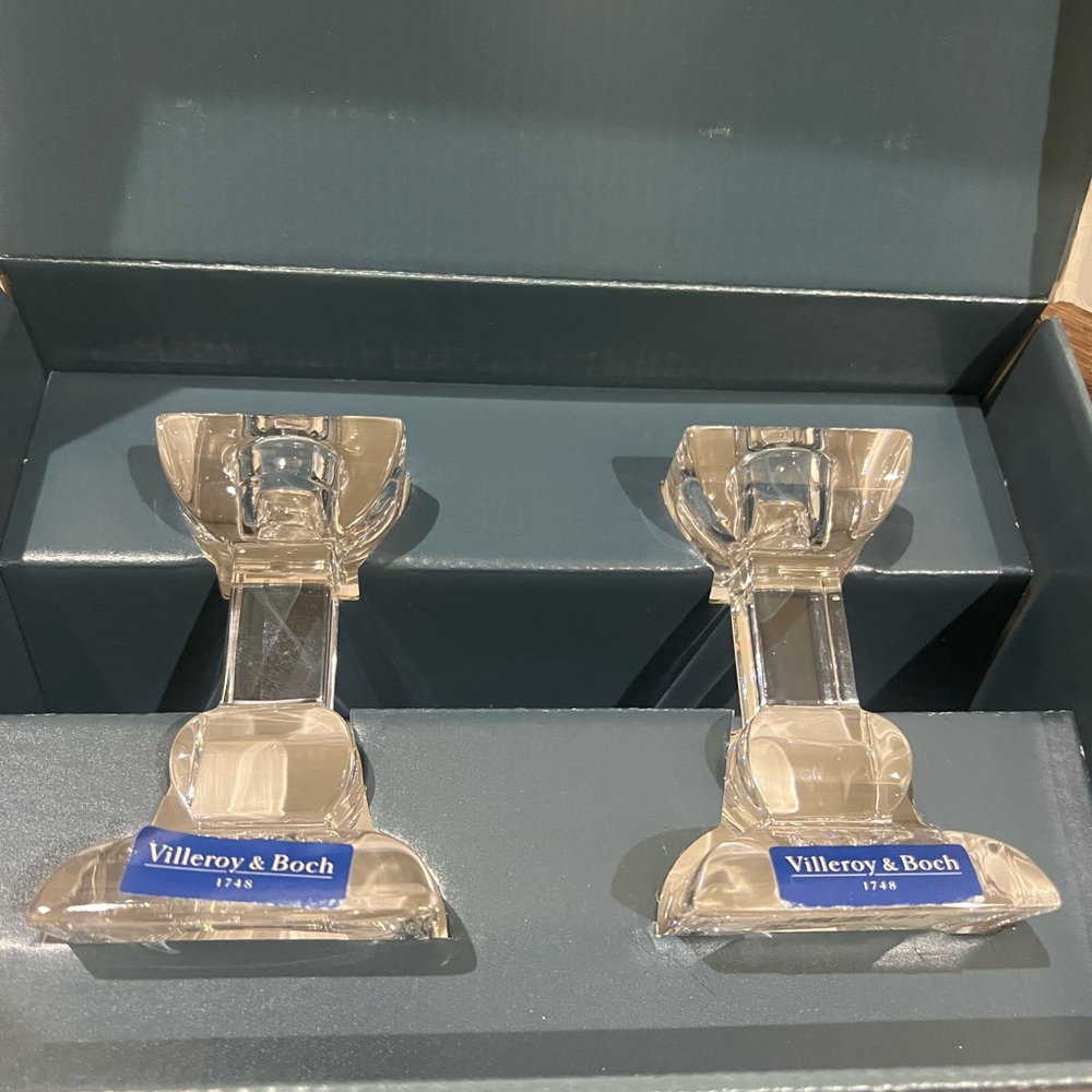 Villeroy & Boch Crystal Candle Holders - Picture 12 of 12